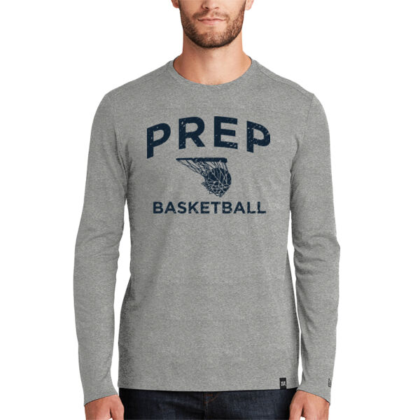 New Era - Heritage Blend Long Sleeve Crew Tee - Printed Logo Thumbnail