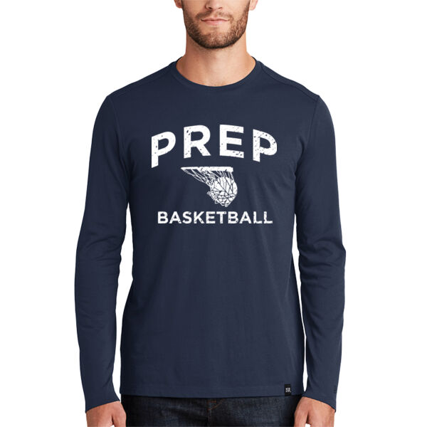 New Era - Heritage Blend Long Sleeve Crew Tee - Printed Logo Thumbnail