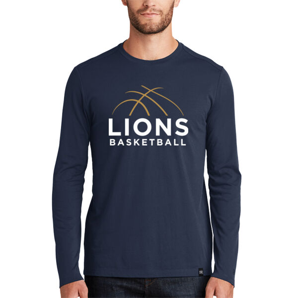 New Era - Heritage Blend Long Sleeve Crew Tee - Printed Logo Thumbnail