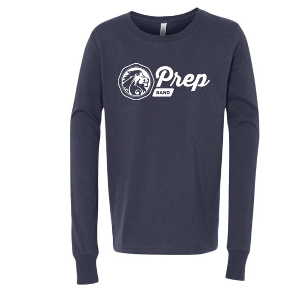 BAND - YOUTH SIZE - Bella + Canvas - Youth Unisex Jersey Long Sleeve Tee - Printed Logo Thumbnail