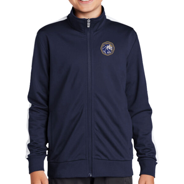 Sport-Tek - Youth Tricot Track Jacket - Embroidered Logo Thumbnail