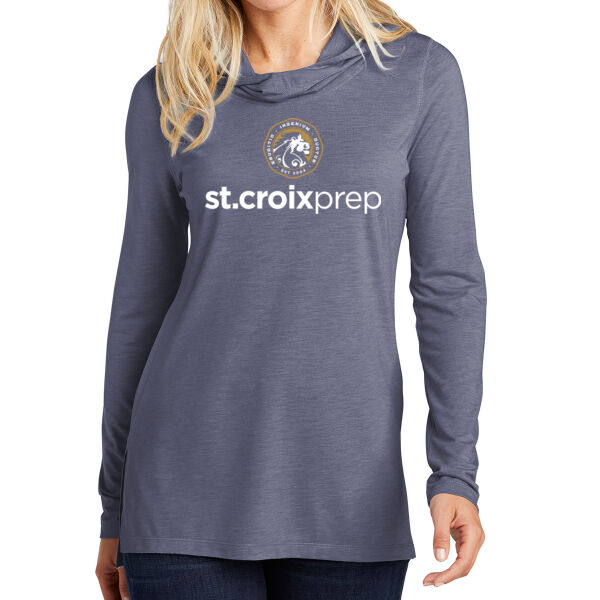 Sport-Tek - Ladies PosiCharge Tri-Blend Wicking Long Sleeve Hoodie - Printed Logo Thumbnail