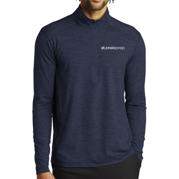 Sport-Tek® Exchange 1.5 Long Sleeve 1/2-Zip - Embroidered Logo Thumbnail