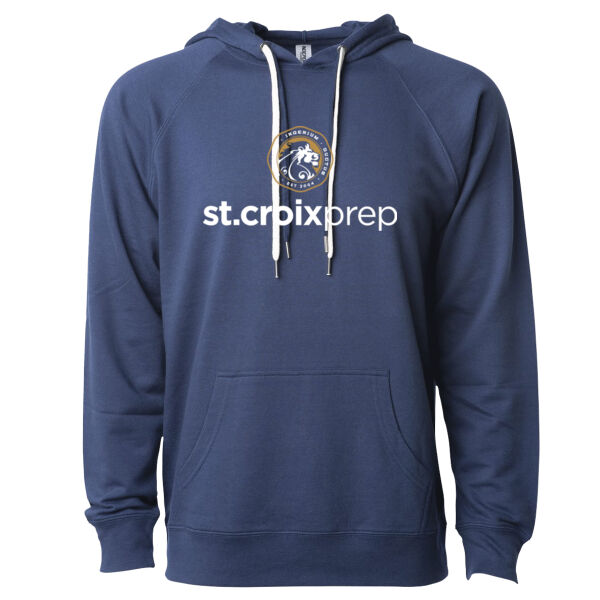 Independent Trading Co. - Icon Unisex Lightweight Loopback Terry Hoodie - Printed Logo Thumbnail