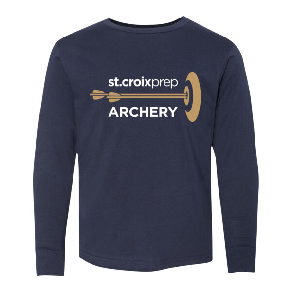 LAT Youth Fine Jersey Long Sleeve Tee - Printed Logo Thumbnail