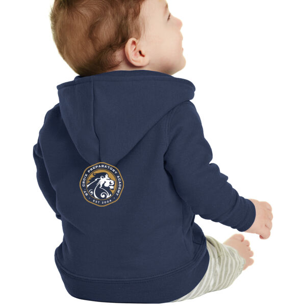 Port & Company Infant Core Fleece Full-Zip Hooded Sweatshirt  - Screen Print Logo Thumbnail