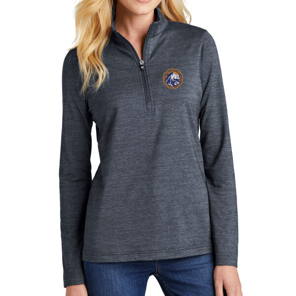 TravisMathew Ladies Crestview 1/4 Zip - Embroidered Logo Thumbnail