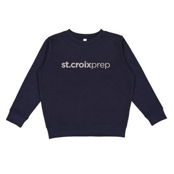 LAT Youth Elevated Fleece Crewneck Sweatshirt - Embroidered Logo Thumbnail