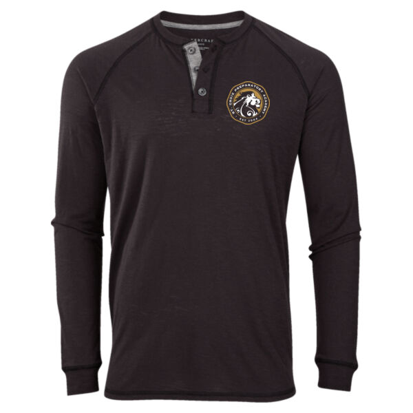 Boxercraft Henley Long Sleeve T-Shirt - Screen Print Logo Thumbnail