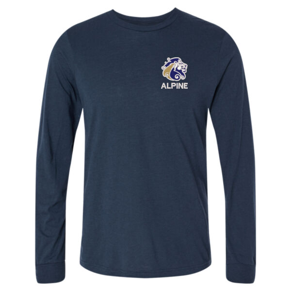 BELLA + CANVAS - Triblend Long Sleeve Tee - Embroidered Logo Thumbnail