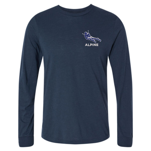 BELLA + CANVAS - Triblend Long Sleeve Tee - Embroidered Logo Thumbnail