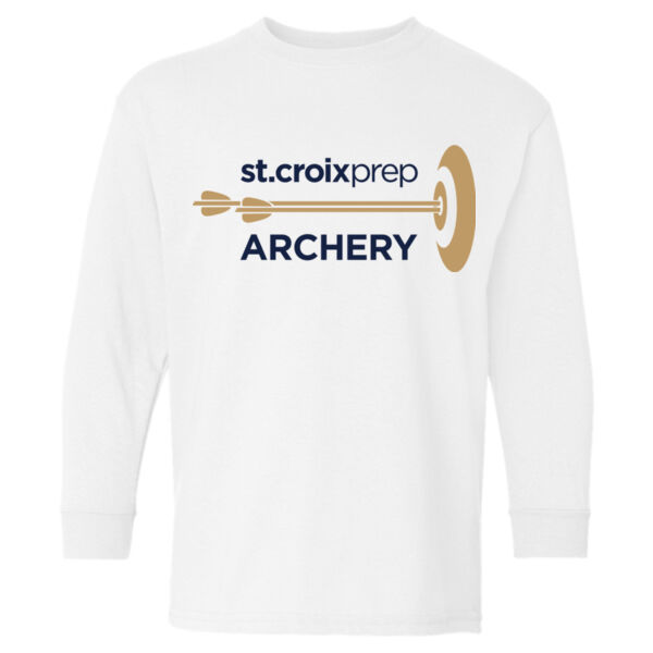 Gildan - Heavy Cotton™ Youth Long Sleeve T-Shirt - Printed Logo Thumbnail