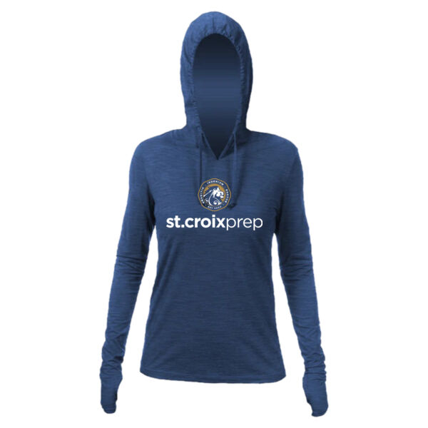 Anetik Women's Breeze Tech Hooded T-Shirt - Printed Logo Thumbnail