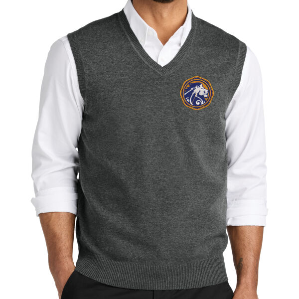 Port Authority Easy Care Sweater Vest - Embroidered Logo Thumbnail