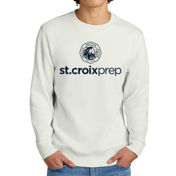 District Perfect Weight Fleece Crew - Printed Logo Thumbnail