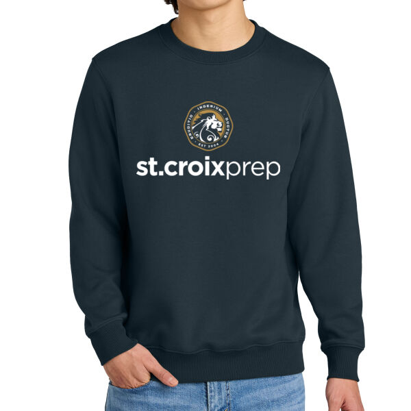 District Perfect Weight Fleece Crew - Printed Logo Thumbnail