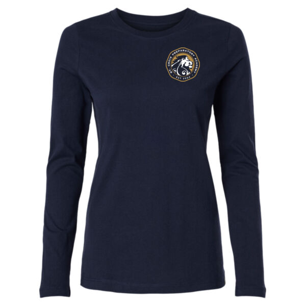 Jaanuu Women's RegenX Cotton Underscrub Long Sleeve T-Shirt - Screen Printed Logo Thumbnail