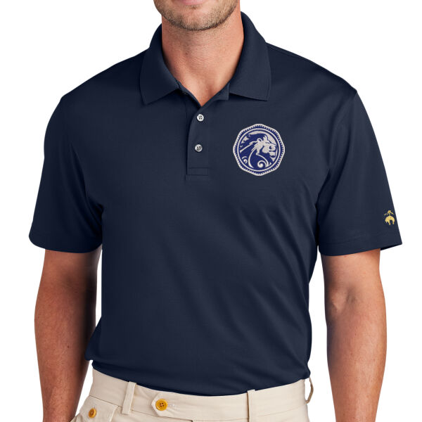 Brooks Brothers Mesh Pique Performance Polo - Embroidered Logo Thumbnail