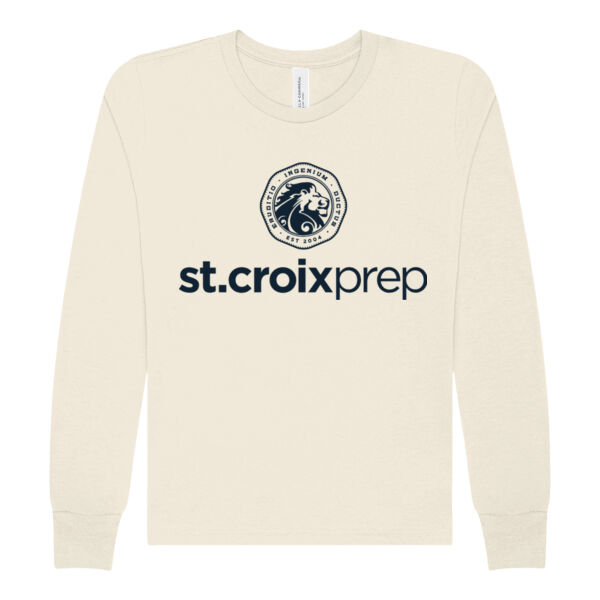 BELLA+CANVAS® Youth Jersey Long Sleeve Tee - Printed Logo Thumbnail