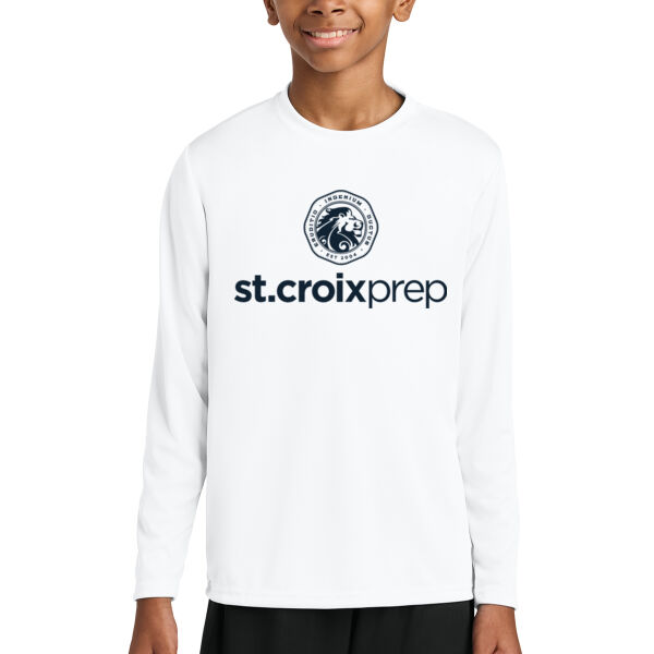 A4 Youth Cooling Performance Long Sleeve Tee - Printed Logo Thumbnail