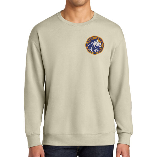 Jerzees Ultimate™ Unisex CVC Ring Spun Crewneck Sweatshirt - Embroidered Logo Thumbnail