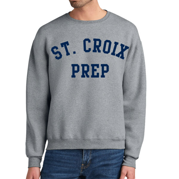 Jerzees Rugged™ Unisex Crewneck Sweatshirt - Applique Logo Thumbnail