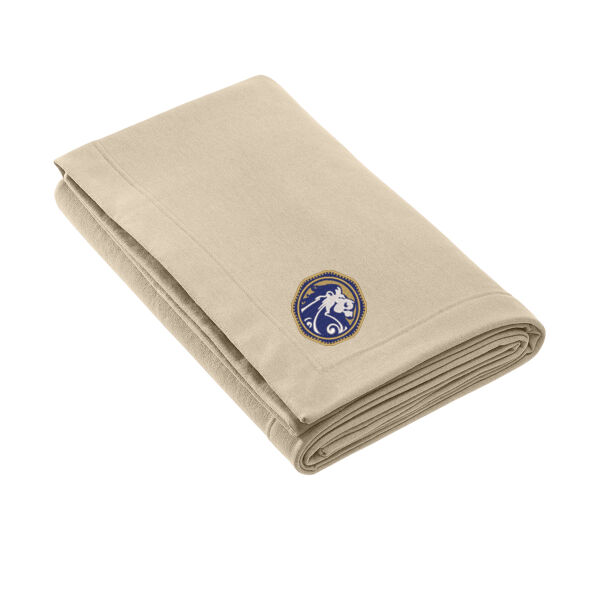 **CLOSEOUT ITEM** Heavy Blend Fleece Stadium Blanket - Embroidered Logo Thumbnail