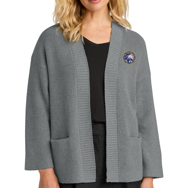 Mercer+Mettle Women's Open Cardi - Embroidered Logo Thumbnail