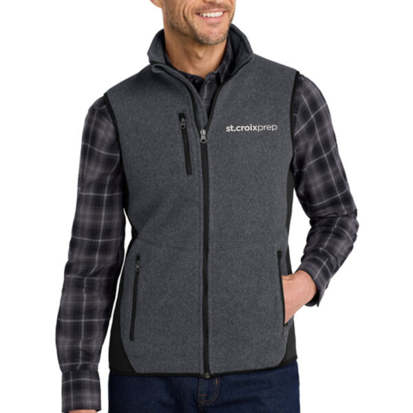 Port Authority R-Tek Pro Fleece Full Zip Vest - Embroidered Logo Thumbnail