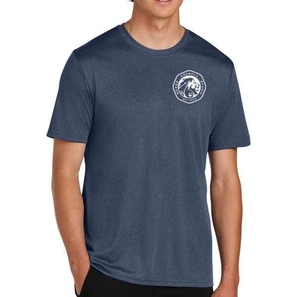 Port & Co Heather Performance Tee - Printed Logo Thumbnail
