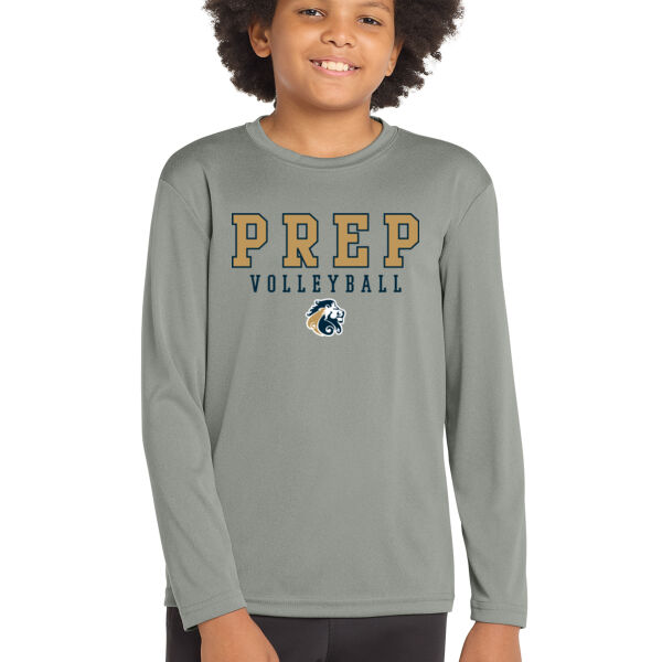 Sport-Tek Youth Long Sleeve PosiCharge Competitor Tee - Printed Logo Thumbnail