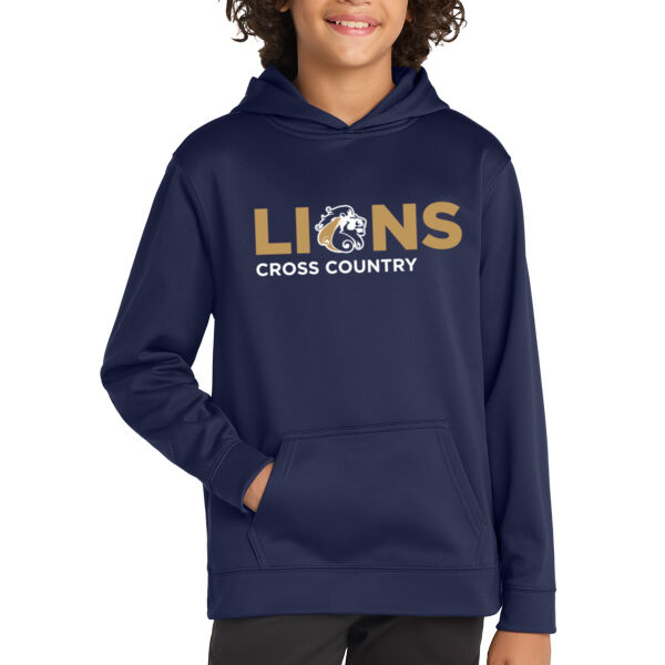 Sport-Tek Youth Sport-Wick Fleece Hooded Pullover - Printed Logo Thumbnail