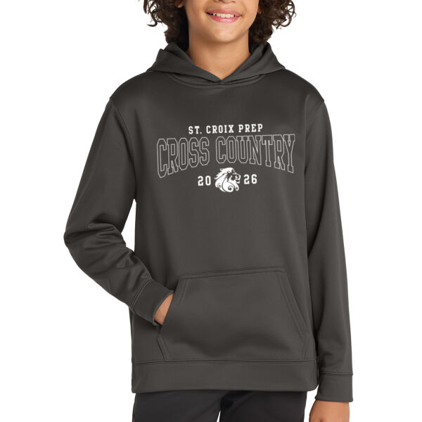 Sport-Tek Youth Sport-Wick Fleece Hooded Pullover - Printed Logo Thumbnail