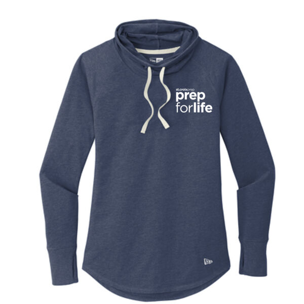 New Era - Ladies Sueded Cotton Blend Cowl Tee - Printed Logo Thumbnail