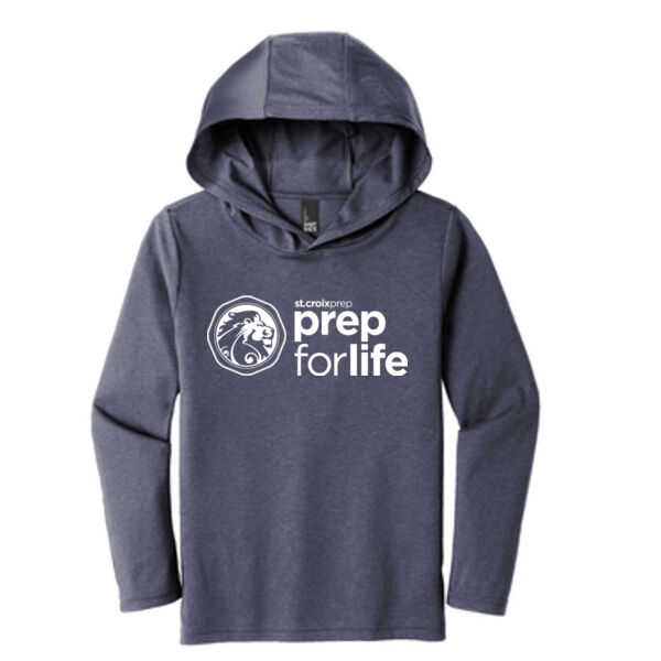 District ® - Youth Perfect Tri ® Long Sleeve Hoodie - Printed Logo Thumbnail