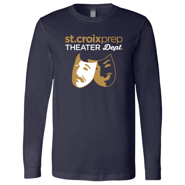 ADULT SIZES - Bella + Canvas - Unisex Long Sleeve Jersey Tee - Printed Logo Thumbnail