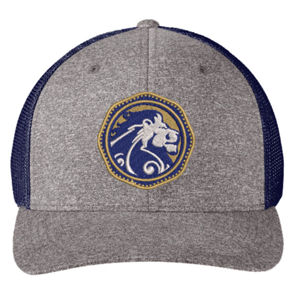Port Authority - Flexfit Melange Mesh Back Trucker Hat - Embroidered Logo Thumbnail