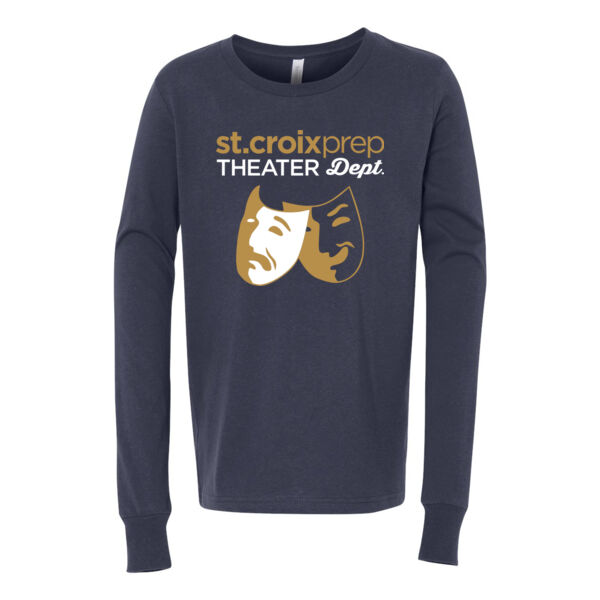 YOUTH SIZES - Bella + Canvas - Unisex Long Sleeve Jersey Tee - Printed Logo Thumbnail