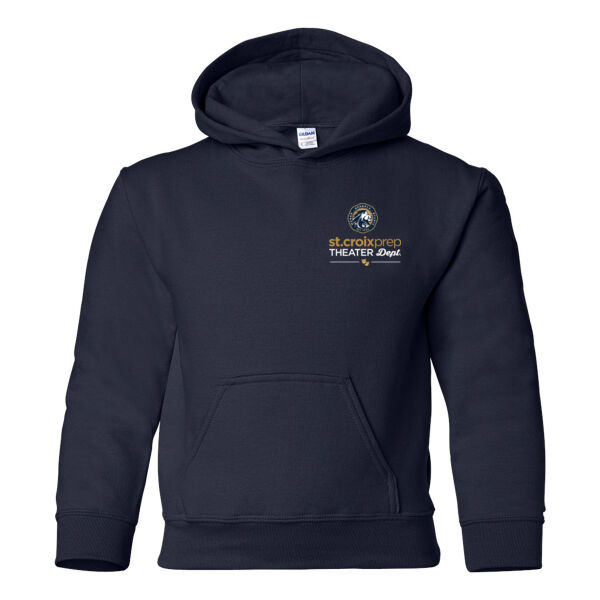 YOUTH SIZES - Gildan - DryBlend Hooded Sweatshirt - Printed Logo Thumbnail