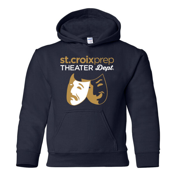 YOUTH SIZES - Gildan - DryBlend Hooded Sweatshirt - Printed Logo Thumbnail