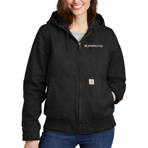 Carhartt Womens Washed Duck Active Jac - Embroidered Logo Thumbnail