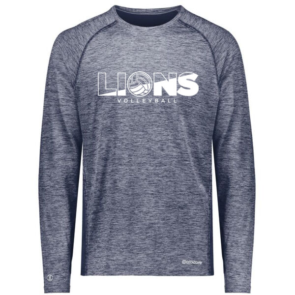 Holloway Youth Electrify Coolcore® Long Sleeve Tee - Printed Logo Thumbnail