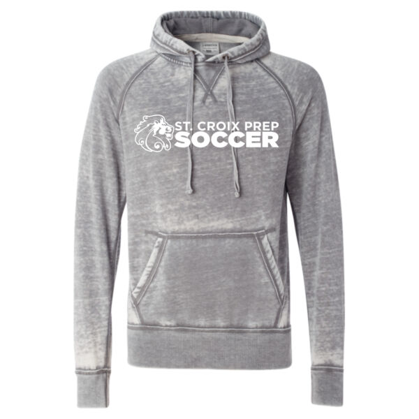 J. America Vintage Zen Fleece Hooded Sweatshirt - Printed Logo Thumbnail