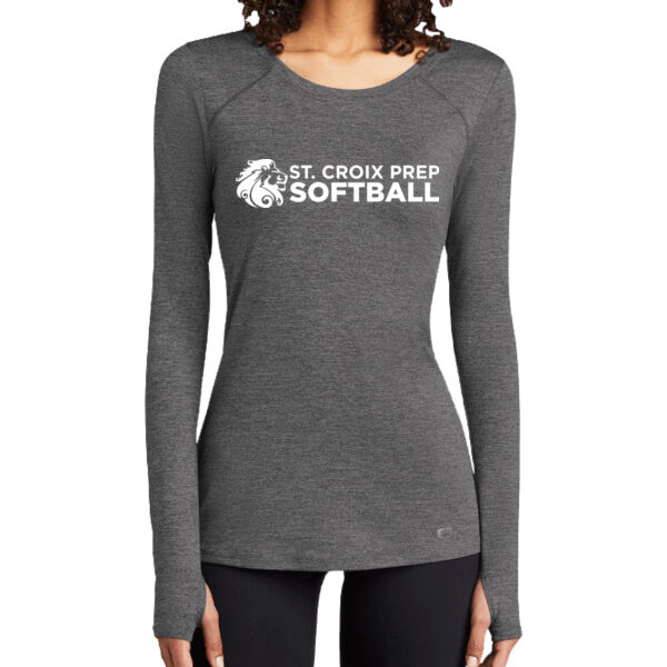 OGIO Endurance Ladies Force Long Sleeve Tee - Screen Print Logo Thumbnail