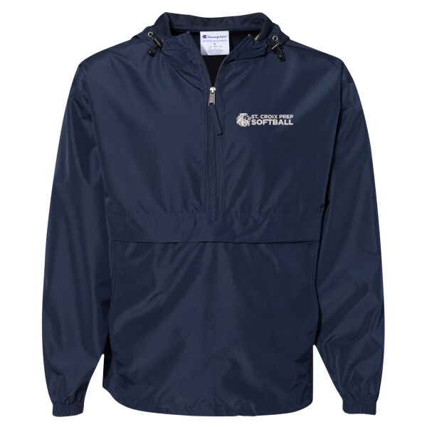 Champion Packable Quarter Zip jacket - Embroidered Logo Thumbnail