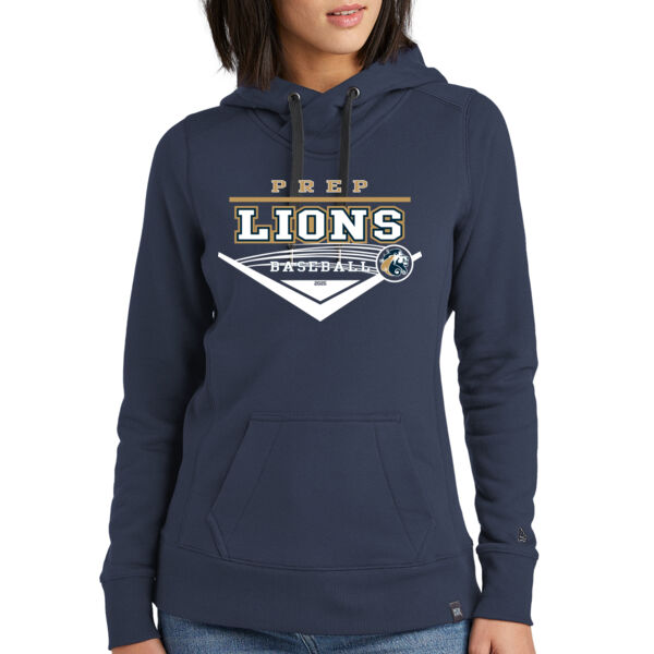 New Era Ladies French Terry Pullover Hoodie  - Printed Logo Thumbnail
