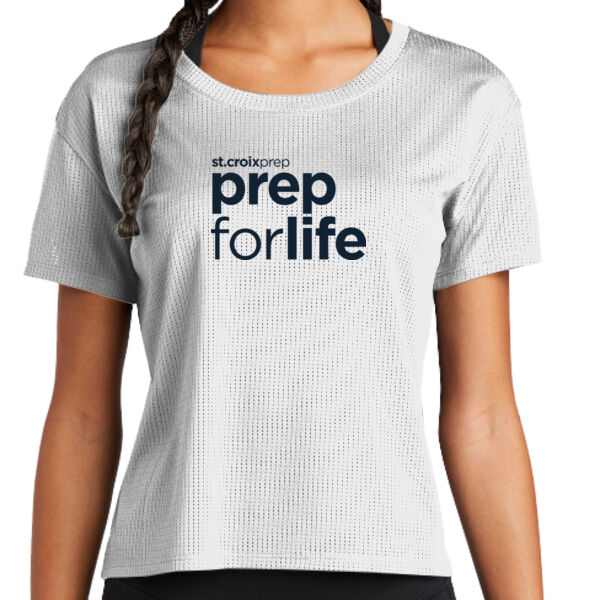 Sport-Tek Ladies Draft Crop Tee  - Printed Logo Thumbnail