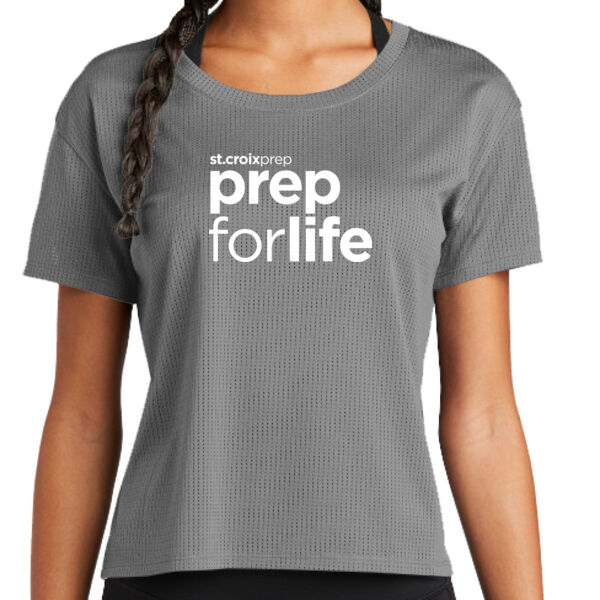 Sport-Tek Ladies Draft Crop Tee  - Printed Logo Thumbnail