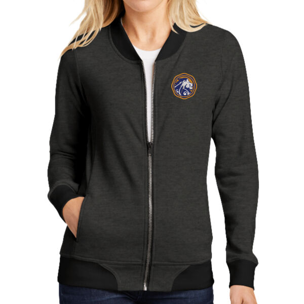 Sport-Tek Ladies Lightweight French Terry Bomber - Embroidered Logo Thumbnail