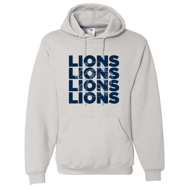 Russell Athletic Dri Power Hooded Sweatshirt - Printed Logo Thumbnail